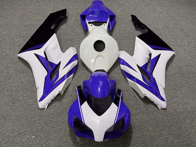 Billige Honda CBR1000RR Motorrad Verkleidung 2004-2005 - Weiss Blau Glanzendes Schwarz