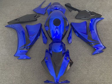 Billige Honda CBR1000RR Motorrad Verkleidung Kit 2012-2016 - Blau Glanzendes Schwarz