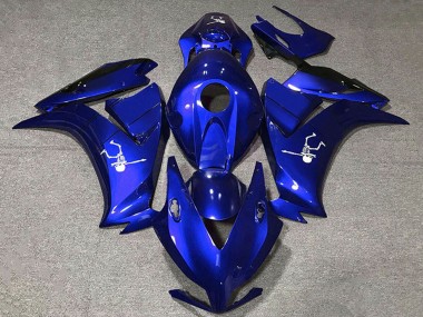 Billige Honda CBR1000RR Motorrad Verkleidung 2012-2016 - Blau Glanzendes Schwarz