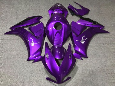 Billige Honda CBR1000RR Motorrad Verkleidung 2012-2016 - Dunkel Lila Glanzendes Schwarz