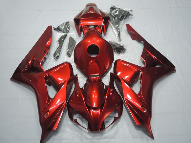Billige Honda CBR1000RR Motorrad Verkleidung 2006-2007 - Dunkel Rot