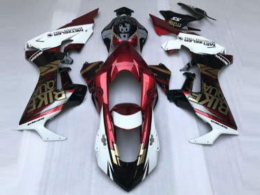 Billige Honda CBR1000RR Motorrad Verkleidung 2017-2023 - Weiss Dunkel Rot Glanzendes Schwarz