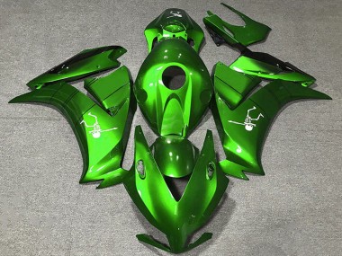 Billige Honda CBR1000RR Motorrad Verkleidung 2012-2016 - Elektrisches Grun Glanzendes Schwarz