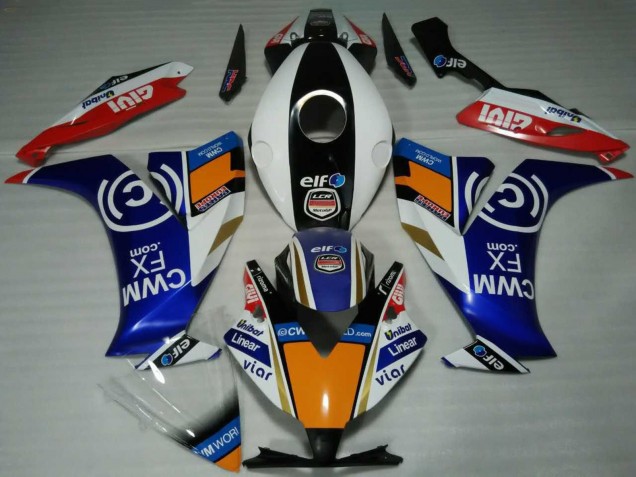Billige Honda CBR1000RR Motorrad Verkleidung 2012-2016 - Weiss Blau Orange Rot Schwarz Elf