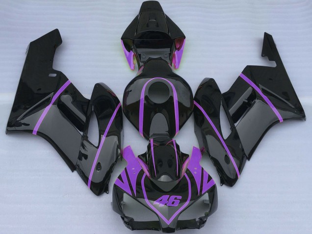 Billige Honda CBR1000RR Motorrad Verkleidung 2004-2005 - Glanzendes Schwarz Lila
