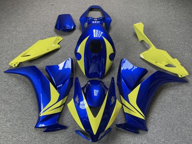 Billige Honda CBR1000RR Motorrad Verkleidung 2012-2016 - Blau Hohe Sichtbarkeit Gelb