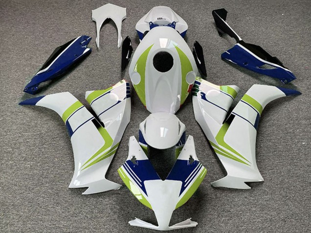 Billige Honda CBR1000RR Motorrad Verkleidung 2012-2016 - Weiss Grun Blau