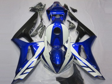 Billige Honda CBR1000RR Motorrad Verkleidung 2006-2007 - Blau Weiss Matt Schwarz