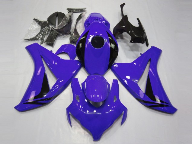 Billige Honda CBR1000RR Motorrad Verkleidung 2008-2011 - Blau Glanzendes Schwarz OEM Stil