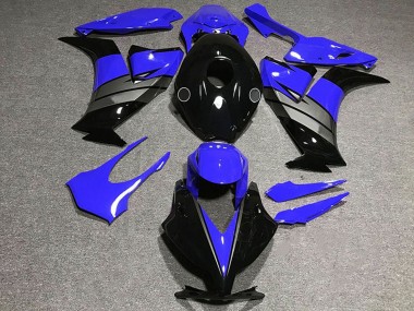 Billige Honda CBR1000RR Motorrad Verkleidung 2012-2016 - Blau Grau Glanzendes Schwarz