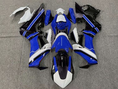 Billige Honda CBR1000RR Motorrad Verkleidung 2017-2023 - Weiss Blau Glanzendes Schwarz