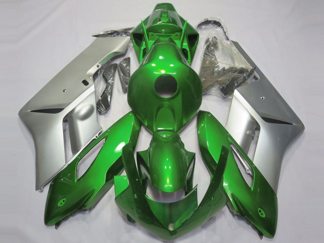 Billige Honda CBR1000RR Motorrad Verkleidung 2004-2005 - Silber Grun