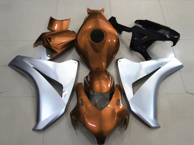 Billige Honda CBR1000RR Motorrad Verkleidung 2008-2011 - Silber Braun