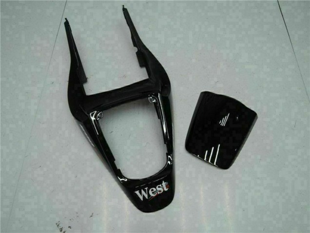Billige Honda CBR600RR Motorrad Verkleidung 2003-2004 - Glanzendes Schwarz Weiss West Mobil