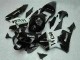 Billige Honda CBR600RR Motorrad Verkleidung 2003-2004 - Glanzendes Schwarz Weiss West Mobil