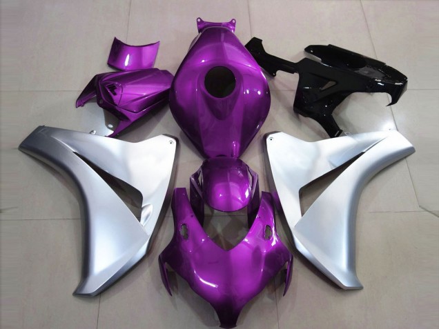 Billige Honda CBR1000RR Motorrad Verkleidung 2008-2011 - Silber Lila
