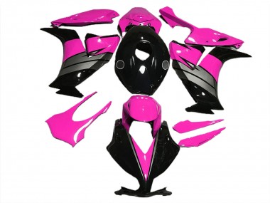 Billige Honda CBR1000RR Motorrad Verkleidung 2012-2016 - Rosa Grau Glanzendes Schwarz