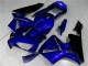 Billige Honda CBR600RR Motorrad Verkleidung Kit 2003-2004 - Blau Glanzendes Schwarz