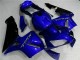 Billige Honda CBR600RR Motorrad Verkleidung Kit 2003-2004 - Blau Glanzendes Schwarz