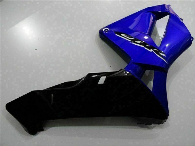 Billige Honda CBR600RR Motorrad Verkleidung Kit 2003-2004 - Blau Glanzendes Schwarz