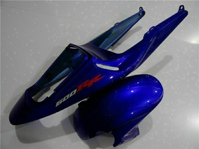 Billige Honda CBR600RR Motorrad Verkleidung Kit 2003-2004 - Blau Glanzendes Schwarz