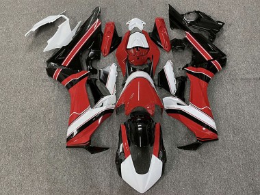 Billige Honda CBR1000RR Motorrad Verkleidung 2017-2023 - Weiss Rot Glanzendes Schwarz