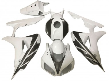 Billige Honda CBR1000RR Motorrad Verkleidung 2006-2007 - Weiss Schwarz Streifen
