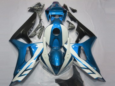 Billige Honda CBR1000RR Motorrad Verkleidung 2006-2007 - Blau Weiss Matt Schwarz