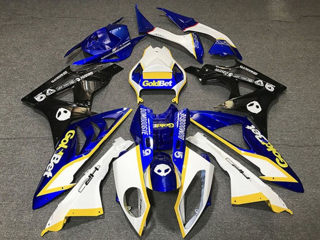 Billige Honda CBR1000RR Motorrad Verkleidung 2012-2016 - Weiss Blau Gelb Glanzendes Schwarz GoldBet