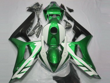 Billige Honda CBR1000RR Motorrad Verkleidung 2006-2007 - Grun Weiss Matt Schwarz