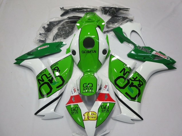 Billige Honda CBR1000RR Motorrad Verkleidung 2012-2016 - Weiss Grun Rot Go Fun