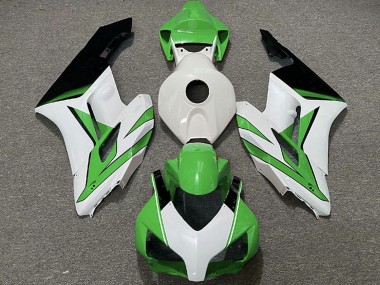 Billige Honda CBR1000RR Motorrad Verkleidung 2004-2005 - Weiss Grun Glanzendes Schwarz