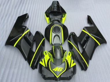 Billige Honda CBR1000RR Motorrad Verkleidung 2004-2005 - Grau Schwarz Hohe Sichtbarkeit Gelb Motul 46