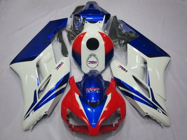 Billige Honda CBR1000RR Motorrad Verkleidung 2004-2005 - Weiss Blau Rot HRC OEM Stil