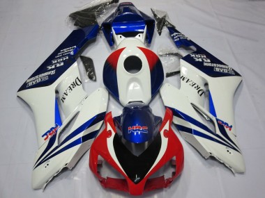 Billige Honda CBR1000RR Motorrad Verkleidung 2004-2005 - Weiss Blau Rot HRC OEM Stil Dream