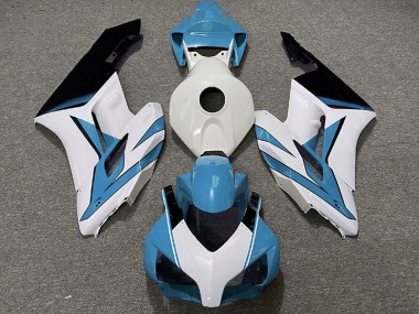 Billige Honda CBR1000RR Motorrad Verkleidung 2004-2005 - Hellblau Weiss Glanzendes Schwarz