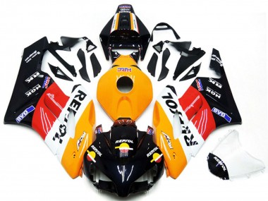 Billige Honda CBR1000RR Motorrad Verkleidung Kit 2004-2005 - Orange Weiss Rot Glanzendes Schwarz Repsol