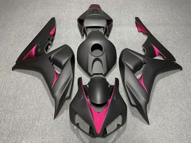 Billige Honda CBR1000RR Motorrad Verkleidung 2006-2007 - Matt Schwarz Rosa