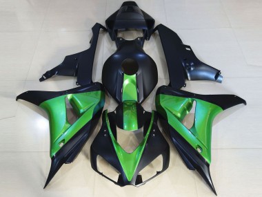 Billige Honda CBR1000RR Motorrad Verkleidung 2006-2007 - Grun Matt Dunkel Blau