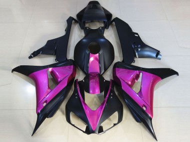 Billige Honda CBR1000RR Motorrad Verkleidung 2006-2007 - Rosa Matt Dunkel Blau