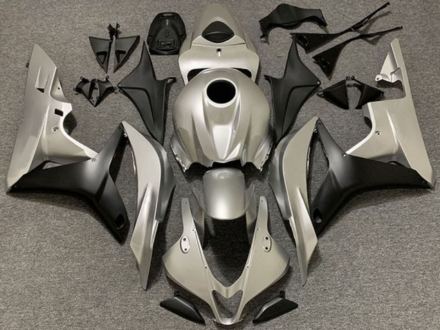 Billige Honda CBR1000RR Motorrad Verkleidung 2006-2007 - Silber Matt Schwarz