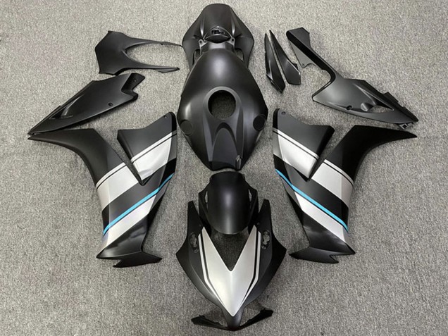 Billige Honda CBR1000RR Motorrad Verkleidung 2012-2016 - Silber Hellblau Matt Schwarz
