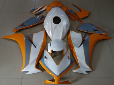Billige Honda CBR1000RR Motorrad Verkleidung 2012-2016 - Weiss Orange Grau