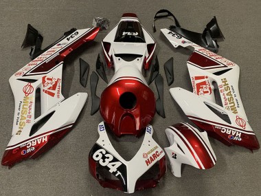 Billige Honda CBR1000RR Motorrad Verkleidung 2004-2005 - Weiss Rot Musashi 634