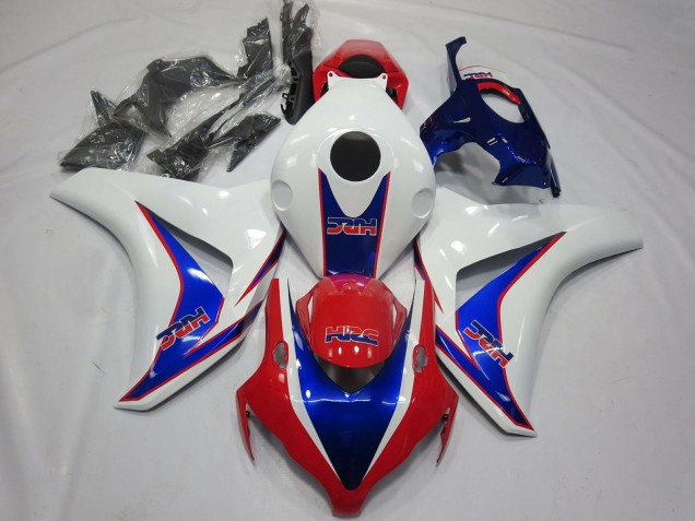 Billige Honda CBR1000RR Motorrad Verkleidung 2008-2011 - Weiss Blau Rot HRC OEM Stil