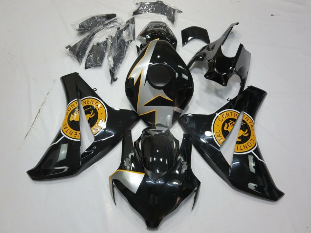 Billige Honda CBR1000RR Motorrad Verkleidung 2008-2011 - Silber Grau Orange Glanzendes Schwarz