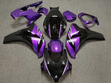 Billige Honda CBR1000RR Motorrad Verkleidung 2008-2011 - Lila Glanzendes Schwarz