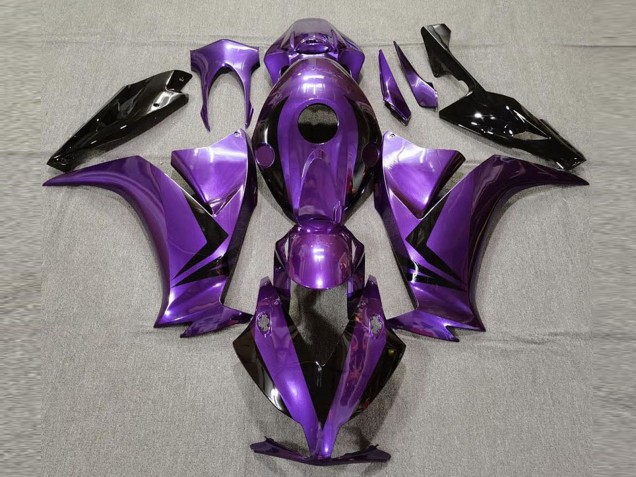 Billige Honda CBR1000RR Motorrad Verkleidung 2012-2016 - Lila Schwarz Stil