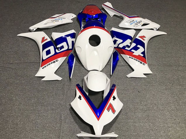 Billige Honda CBR1000RR Motorrad Verkleidung 2012-2016 - Weiss Rot Blau Tyco
