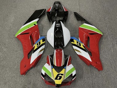 Billige Honda CBR1000RR Motorrad Verkleidung 2004-2005 - Weiss Rot Grun Gelb Glanzendes Schwarz 6